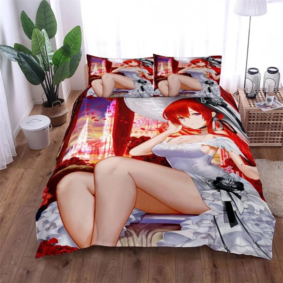 Azur Lane All Season Duvet Cover Bedding Comforter Sets Soft Quilt Cover and Pillowcases Double