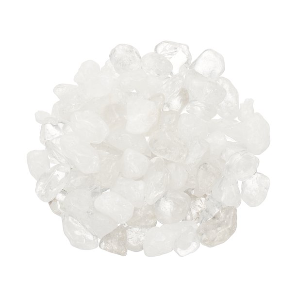 Uxcell Piedras de Cristal 0.44 Lb Fluorita Grava para Acuario Rocas Cuarzo Blanco Translúcido 9-20 mm Destinado para Pecera