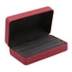 thumbnail image 4 of Caja De Almacenamiento De Anillos, Bandeja De Moda De Cuero PU, Joyero Para Dama, Anillos Múltiples, Rojo, 4 of 5