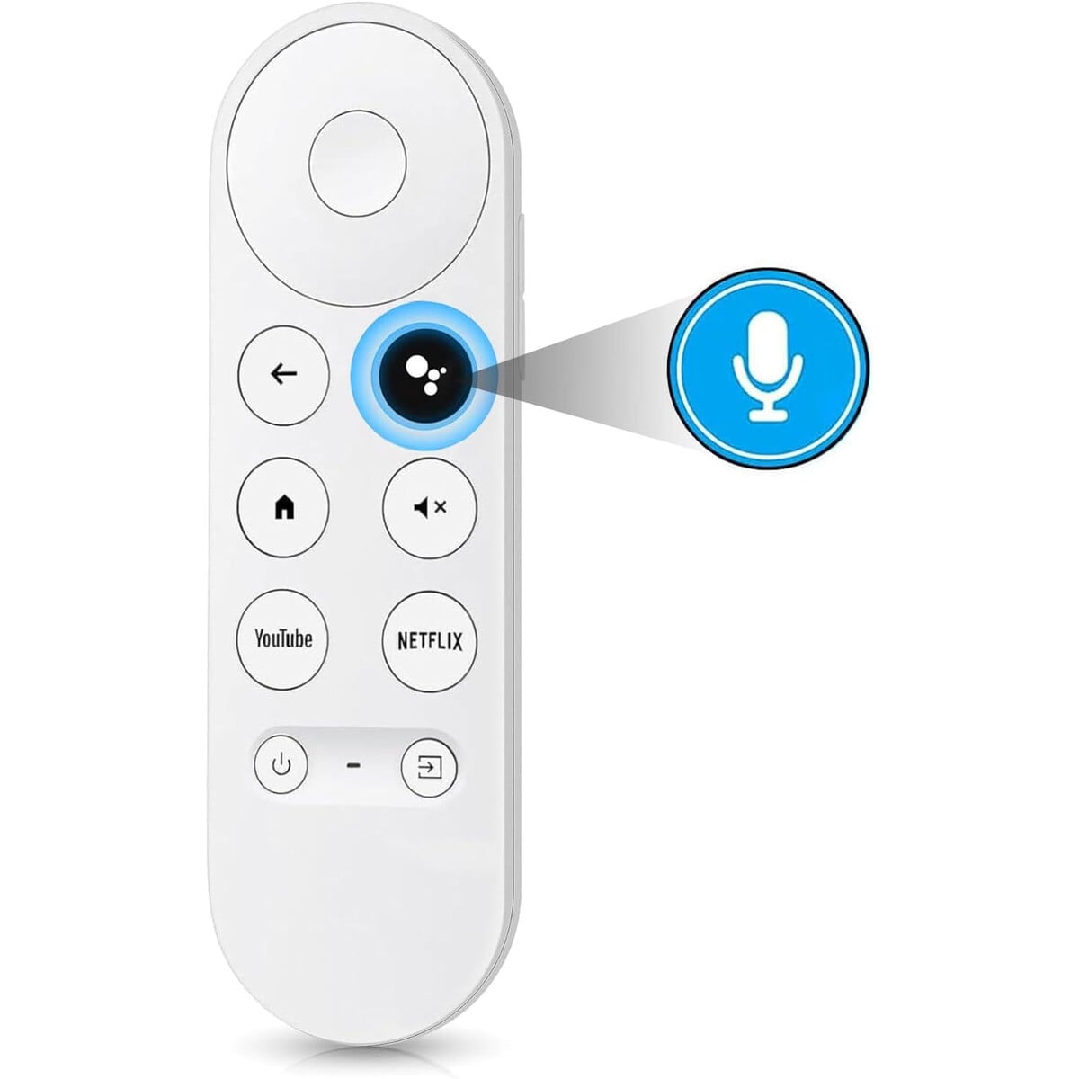 Control Remoto Voz Google Chromecast 4k Snow G9n9n Repuesto