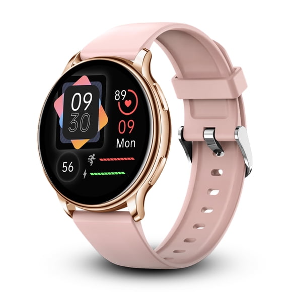 Smartwatch ALPHAGEAR Juliet Oro Rosa IP68 con Llamadas Bluetooth