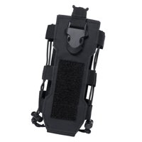 Magideal - Soporte Para Botella De Agua, Bolsa De Transporte Para Hervidor De Agua Con Cordón, Accesorio Abierto, Sistema , Negro