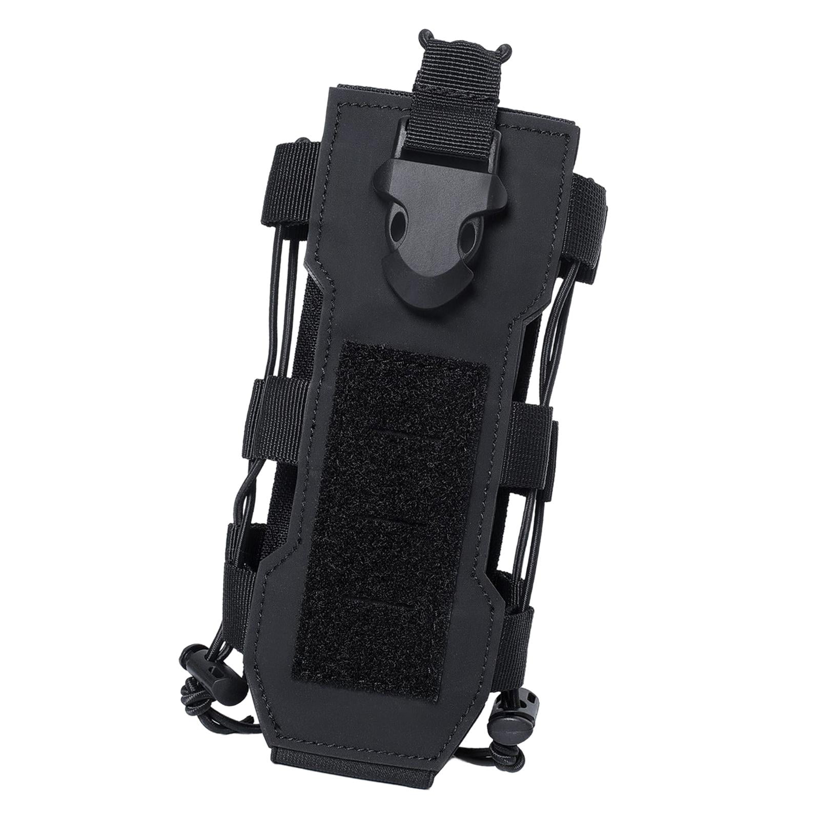 Magideal - Soporte Para Botella De Agua, Bolsa De Transporte Para Hervidor De Agua Con Cordón, Accesorio Abierto, Sistema , Negro