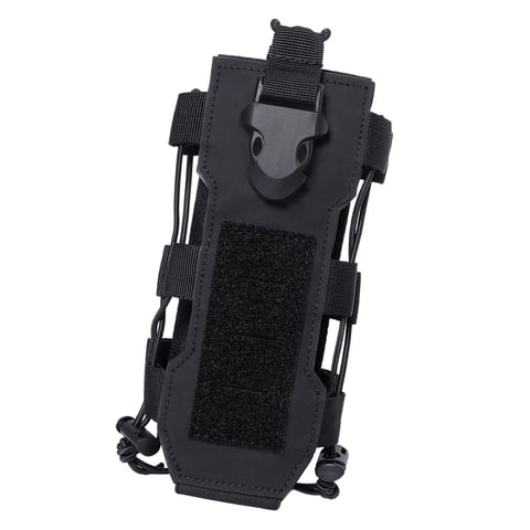 Magideal - Soporte Para Botella De Agua, Bolsa De Transporte Para Hervidor De Agua Con Cordón, Accesorio Abierto, Sistema , Negro