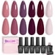 thumbnail image 1 of Set de esmaltes en gel con pétalos de rosa con forma de escarabajos, 6 colores, para otoño, 1 of 7