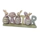 thumbnail image 2 of Estatua De Conejito De Decoración De Conejito De Pascua Para Adornos De Mesa Para El Hogar, Color Morado, 2 of 5