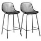 thumbnail image 1 of Pack 2 Taburetes Peyton Negros 77cm |Diseño Moderno y Resistente, 1 of 6