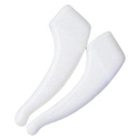 Ioensy - Antideslizante Gafas Gancho Para La Oreja Silicona Gafas Ligeras Agarre Blanco