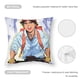 thumbnail image 5 of Chico Dorado Fundas de almohada de terciopelo con tema, regalos de funda de almohada, decoración para el hogar, cojín de lanzar, regalo de cumpleaños para fans y parejas.66*66cm., 5 of 6