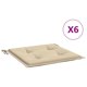 thumbnail image 3 of Cojines para Sillas de Jardín Casafoyer Beige 50x50x4 cm 6 unidades, 3 of 4