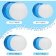 thumbnail image 2 of Set de 12 Faroles de Papel Peywot Redondos Azul y Blanco 6-12 cm, 2 of 3