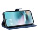 thumbnail image 4 of Funda tipo cartera con tapa para Motorola MOTO G57 Power 5G con tarjetero, soporte y cubierta magnética Azul, 4 of 5