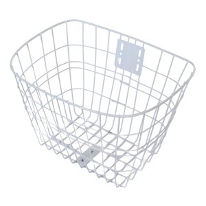 Ioensy - Cesta Para Manillar, Alforja Para Bicicleta, Cesta Delantera Para Bicicleta Escolar, Bicicleta Para Niños, Color Blanco