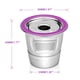 thumbnail image 2 of Cápsulas de café reutilizables Joefnel de acero inoxidable para filtros Keurig 2.0/1.0 Mini Plus (paquete de 2), 2 of 5