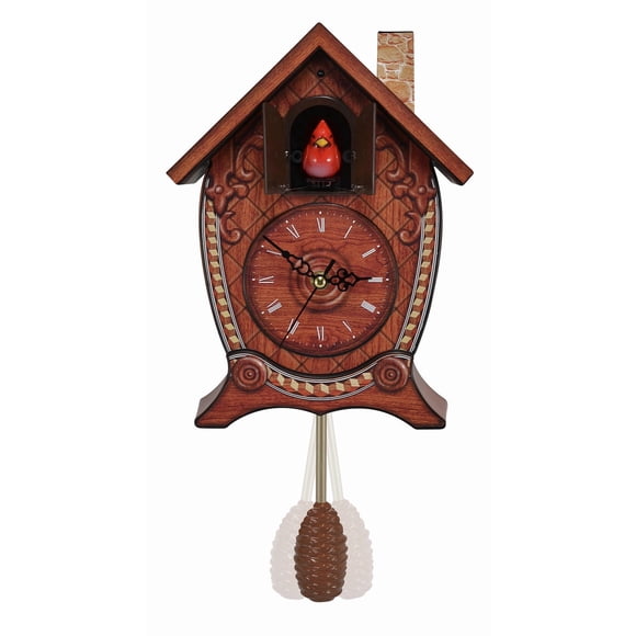 Reloj de cuco Mark Feldstein & Associates Singing Cardinal