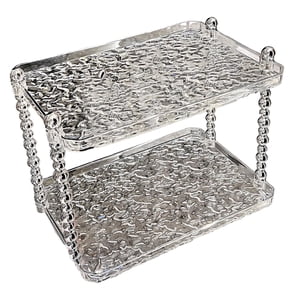 Magideal - Organizador De Mostrador De Baño, Organizador De Perfume, Platos Acrílicos Multiusos Para Buffet, Bandeja De Mostrador, Organizador De Cosméticos Para Claro