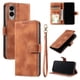 thumbnail image 5 of Funda Cartera para Samsung Galaxy S25 Edge Tapa con Ranuras, Soporte y Correa Marrón, 5 of 5