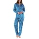 thumbnail image 1 of Pijama Satin Mujer 8564 Azul M, 1 of 2