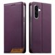 thumbnail image 1 of Funda Tipo Cartera de Cuero Sintético para Samsung Galaxy A36 Bloqueo RFID, con Ranuras para Tarjetas y Bolsillo para Efectivo, Cierre Magnético Fuerte Morado, 1 of 6