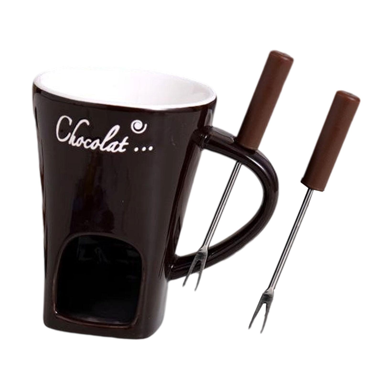 Bothyi - Taza Para Fondue De Chocolate, Electrodomésticos De Cocina, Hogar, Fiesta De Aniversario, Dulces, Olla Caliente, Marrón