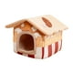 thumbnail image 2 of Camas Para Gatos Para Gatos De Interior, Extraíble, Lavable, Encantadora Cama Para Dormir, Cama Para Gatos, Cueva, Café M, 2 of 5