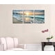 thumbnail image 3 of Arte mural en lienzo arteWOODS Atardecer en la playa 3x30x40 cm, 3 of 4