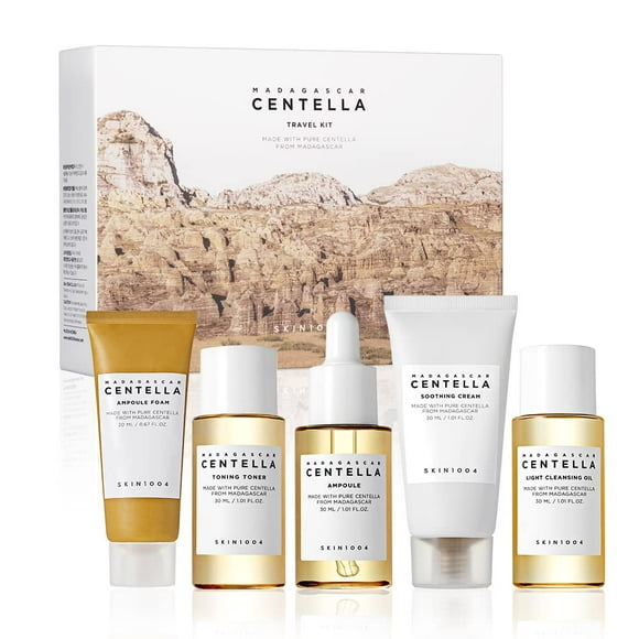 Madagascar Centella Kit de Viaje – 5 Piezas