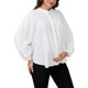 thumbnail image 4 of INSPIRE CHIC Camisas de Maternidad para Mujeres Blusas Plisadas con Botones Manga Larga Top de Lactancia para Embarazo L Blanco, 4 of 6