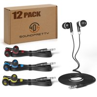 Auriculares Sp Soundpretty Classroom, Paquete De 12, Cable De 4 Pies, Volumen De 85 Db