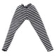 thumbnail image 3 of Pantalones de Mallas a Rayas para Muñecas BJD Blythe, Color Negro y Blanco, 3 of 3