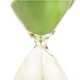 thumbnail image 4 of Reloj Hourglass HoveBeaty para arena soplada a mano, 15 minutos, color verde, 4 of 7