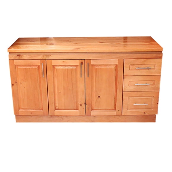 MUEBLE DE COCINA BASE 1600 MM ESTRUCTURA DETERCIADO 18 MM FRENTE MADERA