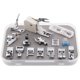 thumbnail image 4 of Juego de prensatelas cosibles con prensatelas de doble arrastre (15 piezas) | Compatible con máquinas de coser de caña baja - Brother, Janome, Singer, Baby Lock, Kenmore y más | Incluye estuche rígido, 4 of 9