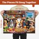 thumbnail image 2 of Puzle BenBen Dogs' Dinner Party 1000 piezas para adultos, 2 of 8