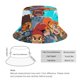 thumbnail image 2 of Golpeador de Dragones Sombrero bucket para adultos, gorra de protección solar, sombrero de pescador plegable para viajes al aire libre, pesca y actividades de verano, 2 of 6