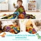 thumbnail image 2 of Manta De Franela Con Diseño De Dinosaurio Ultrasuave Para Niños Y Adultos, 2 of 7