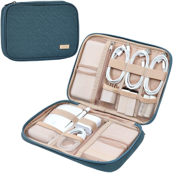 Funda organizadora de cables de viaje NISHEL Lake-Blue