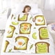 thumbnail image 5 of Pan Tostado anti-pilling, suave, ligera, esponjosa y acogedora de lujo para hogar y cocina – Perfecta para niños y adultos,110X70cm, 5 of 6