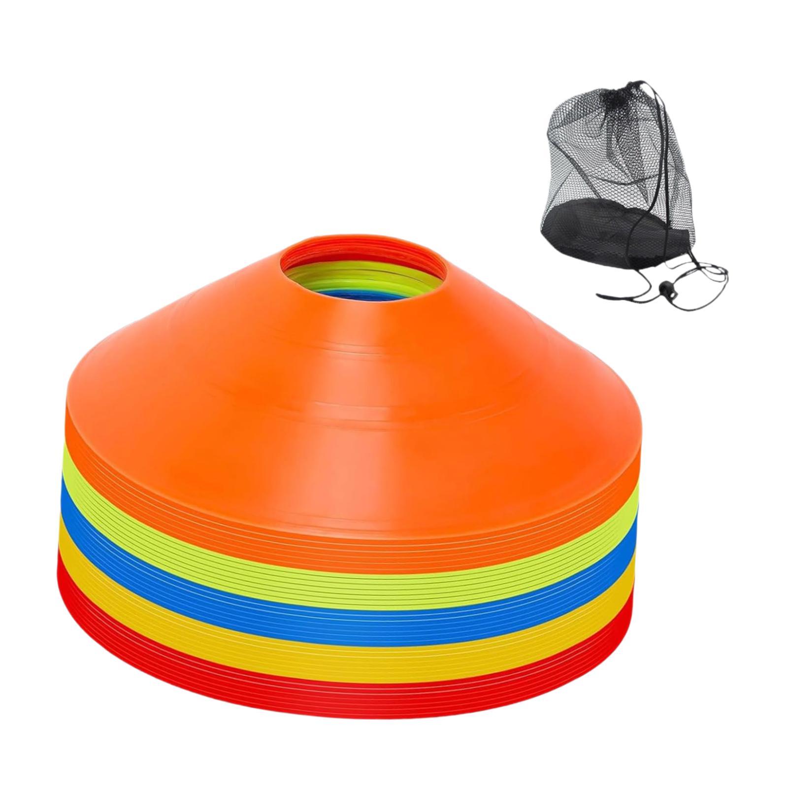 Ioensy - Conos De Disco Resistentes Para Agilidad Y Fútbol, Ideales Para Entrenamiento Deportivo De Baloncesto Y Fútbol.