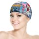 thumbnail image 5 of Miniforce Gorro de Natación de Licra, Gorro de Baño de Tela Cómoda, Gorro Elástico Antideslizante para Hombres, Mujeres y Niños, 5 of 6