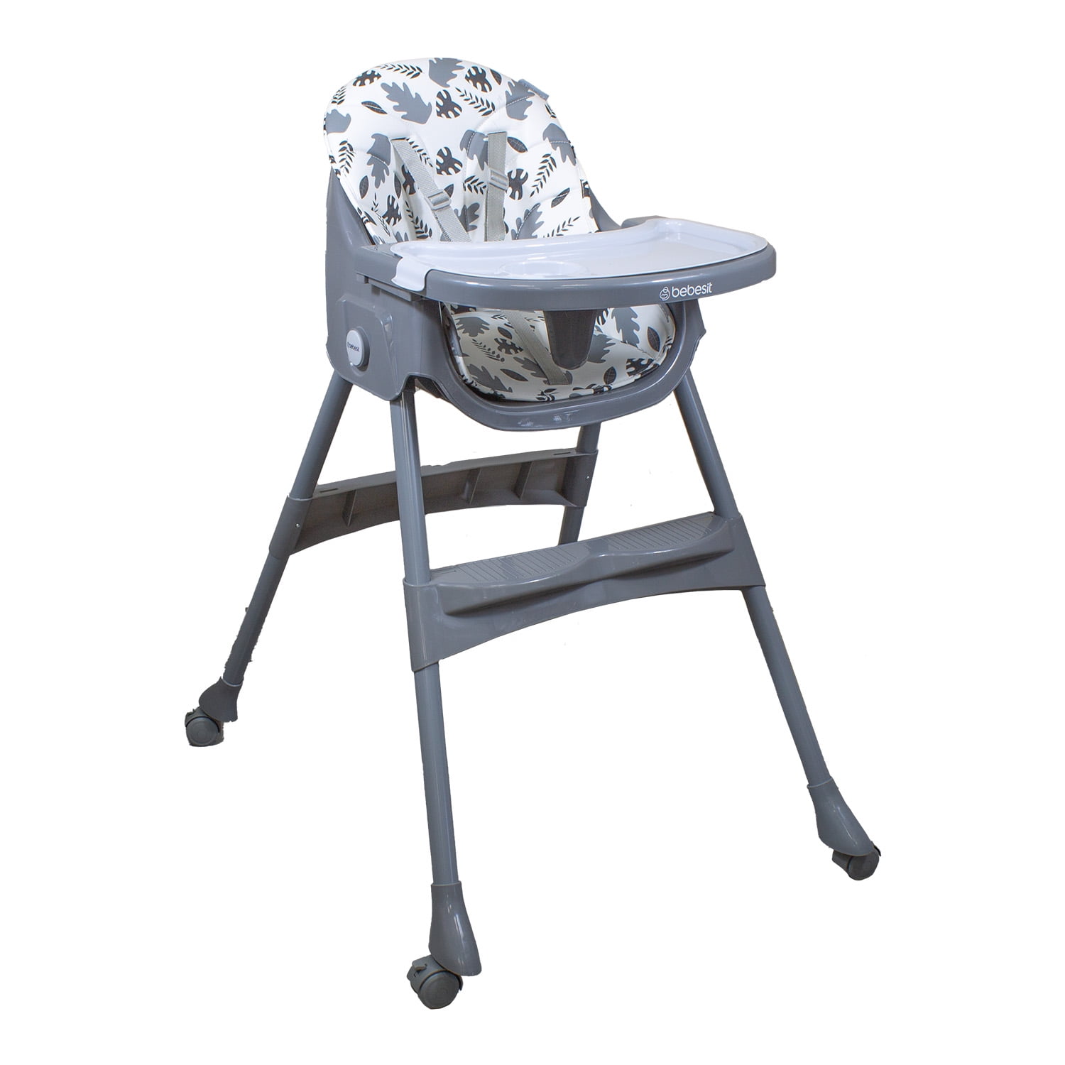 Bebesit - Silla De Comer Steps Gris