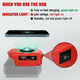 thumbnail image 5 of Adaptador de Cargador Inalámbrico, para Batería Einhell de 18V, Adaptador de Carga Inalámbrica de 15W Máximo para iPhone para Teléfono Celular, con Puertos de Carga USB-A y USB-C 2.1A, Cargadores..., 5 of 8