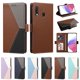 thumbnail image 5 of Cartera para Samsung Galaxy A20e en PU Tricolor, Funda con Solapa, Marrón, 5 of 6