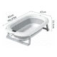 thumbnail image 3 of Tina Bebe Belug Bañera Plegable Con Termometro Gris, 3 of 5