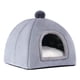 thumbnail image 3 of Cama Para Gatos Calmante Snooze Tienda De Campaña Para Gatos Con Calentamiento Automático Cueva Para Perros Pequeños Gatitos Gatos Gris S, 3 of 5