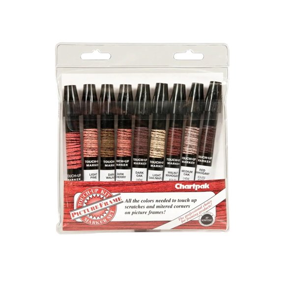 Marcadores AD Marker FTM9 Tri-Nib, 9 colores veta madera