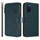 thumbnail image 2 of Funda Cartera Mariposa para [Samsung Galaxy S20 FE] con Soporte y Cremallera Verde oscuro, 2 of 6