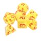 thumbnail image 4 of Juego De Dados Multifacéticos De 7 Piezas, Juegos De Mesa, Accesorios Para Fiestas, Juguetes Educativos, Amarillo, 4 of 5