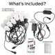 thumbnail image 2 of Luces de Cuerda para Exterior Energizer Smart RGBW+IC 7.3 m 12 Bombillas, 2 of 7