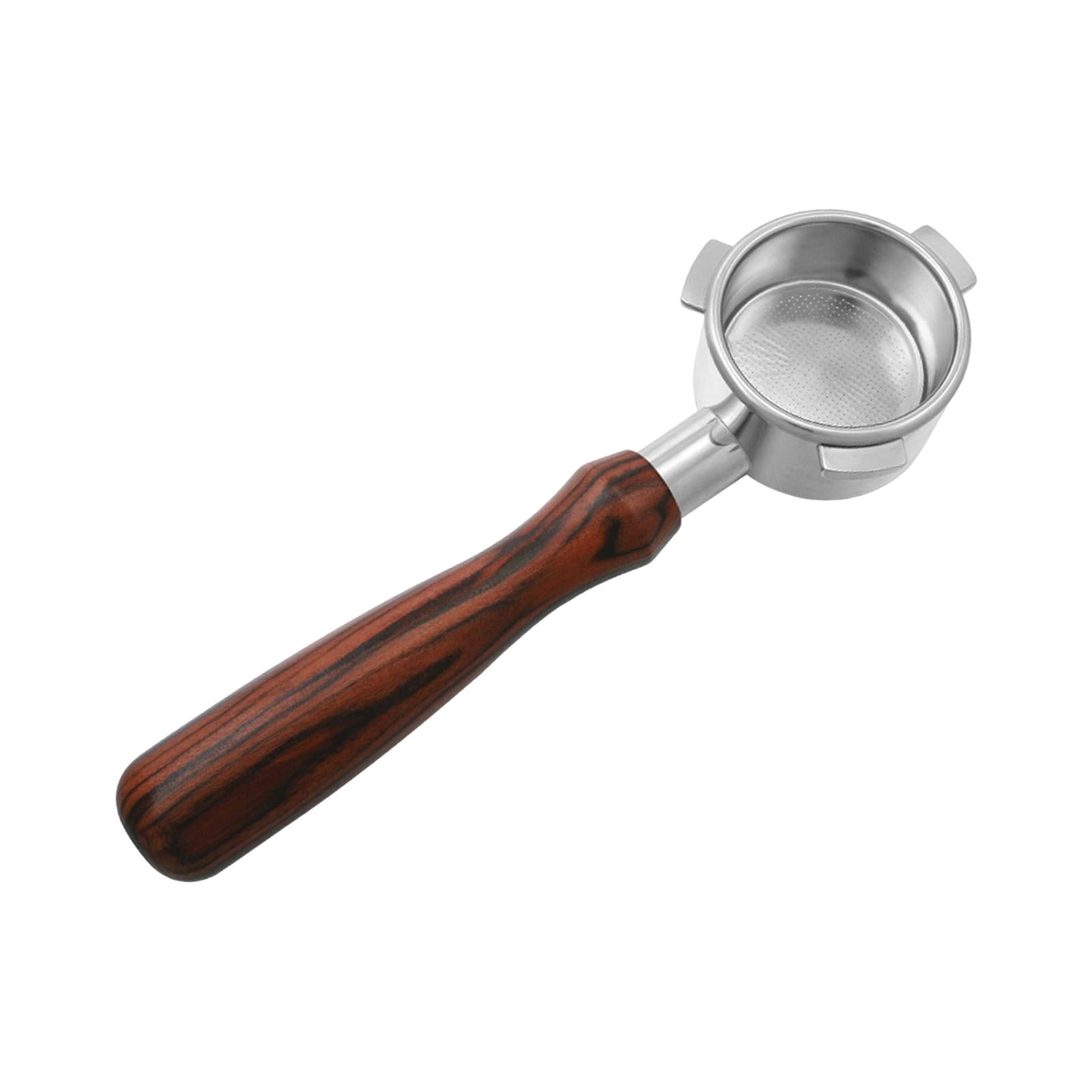 Bothyi - Portafiltro Café Sin Fondo Con Cesta Acero Inoxidable Agarre Cómodo 54mm